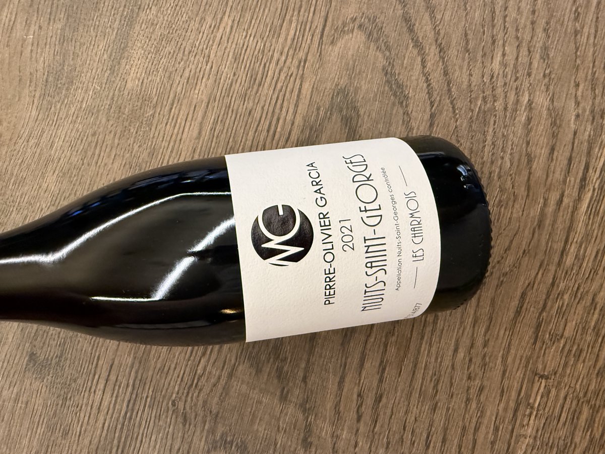 PIERRE OLIVIER GARCIA NUITS SAINT GEORGES LES CHARMOIS 2021